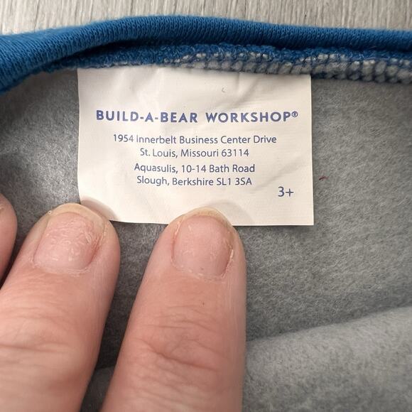 Build A Bear Lion Plush Stuffed Animal With A Shark Shirt - Picture 6 of 8